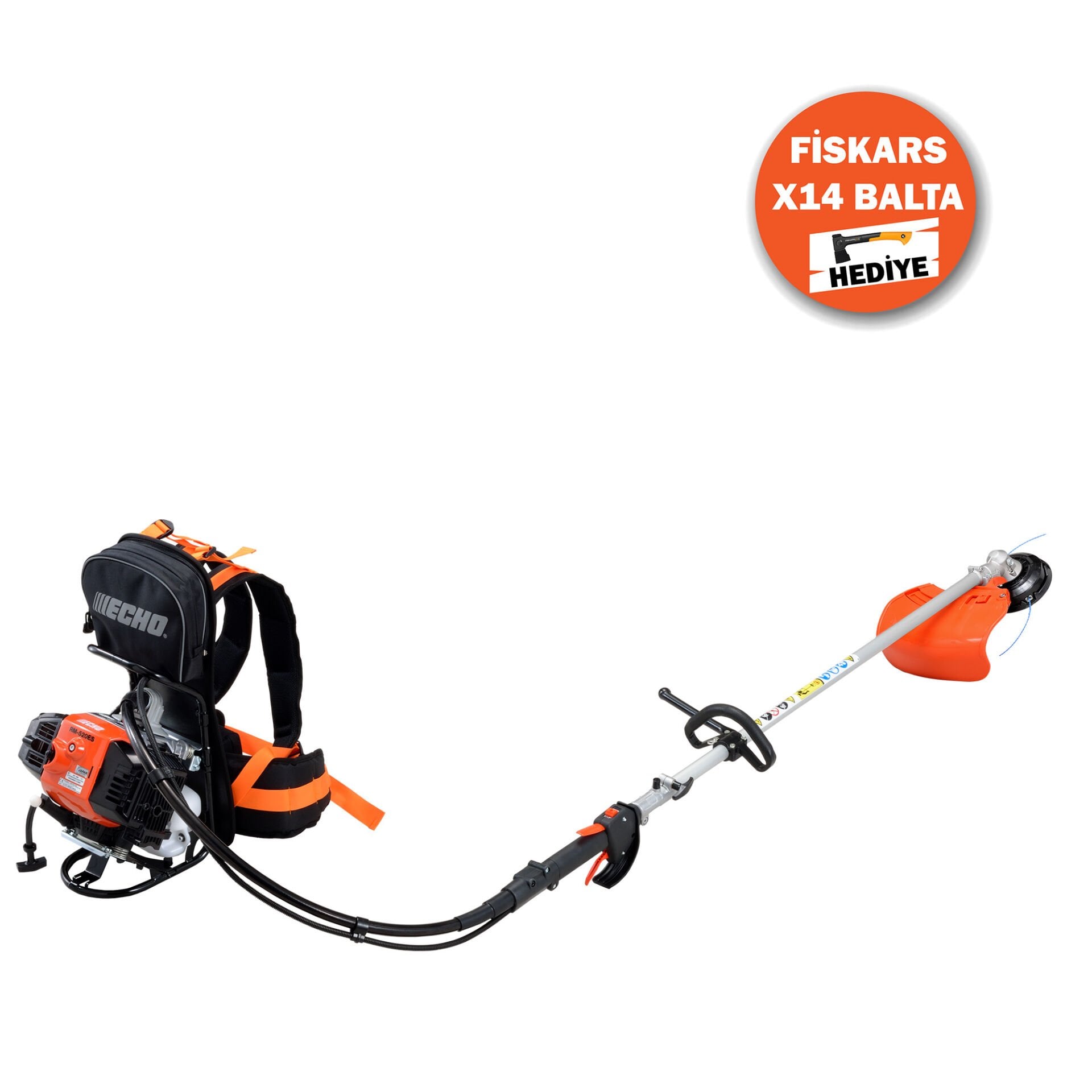 ECHO RM 520 ES BENZİNLİ SIRT TIRPAN